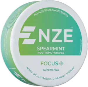 NZE Spearmint Focus Nootropic Pouches – 5 Pack — nicotine-free focus pouch