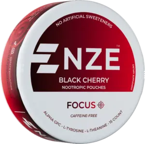 NZE Black Cherry Focus Nootropic Pouches – 5 Pack — nicotine-free focus pouch