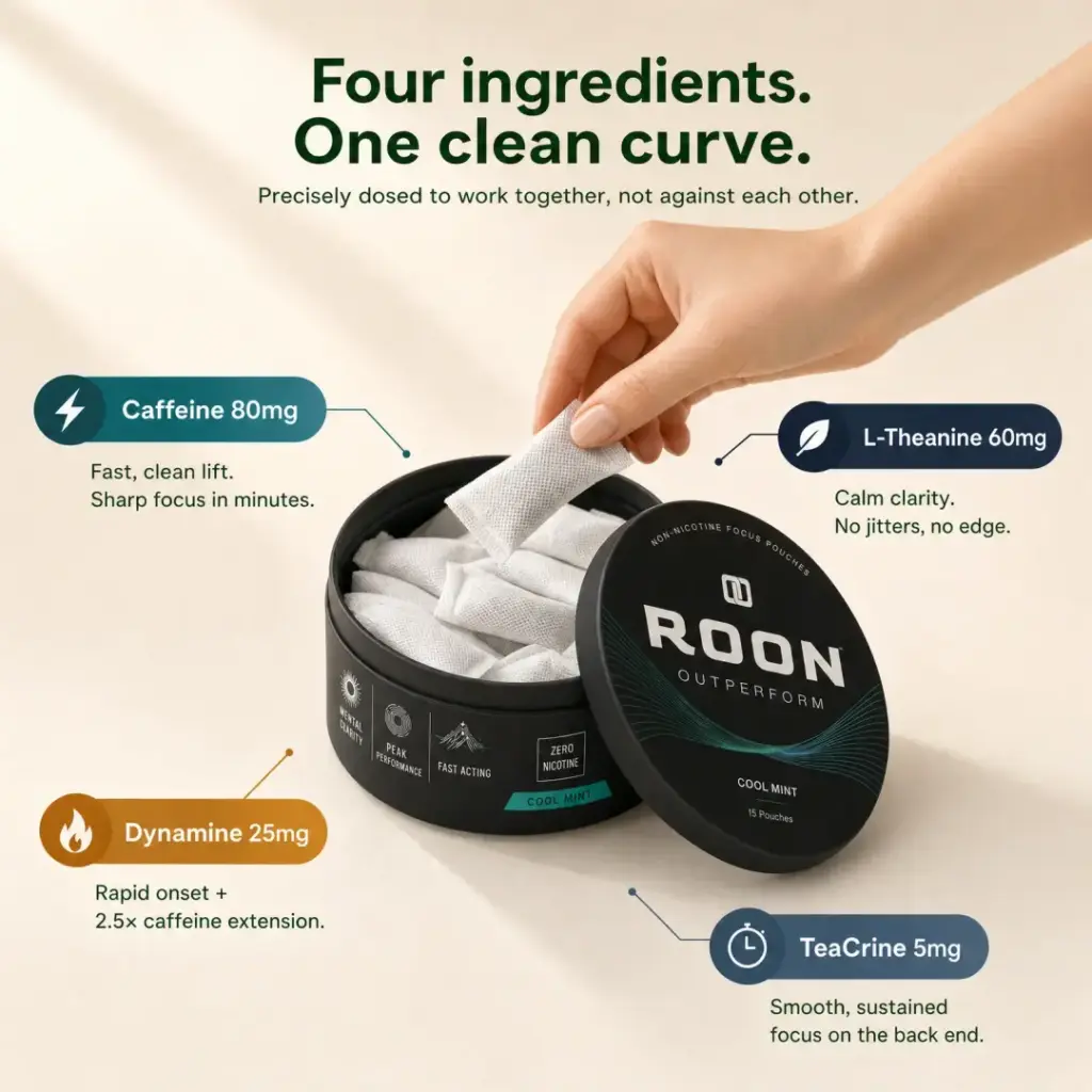 ROON Cool Mint Focus Pouches